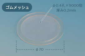 ゴムメッシュ