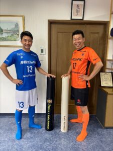 共和ゴムFCのユニフォームが完成しました。